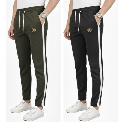 Stylish Sports Trouser 2pis combo offeer ( black and nevy )
